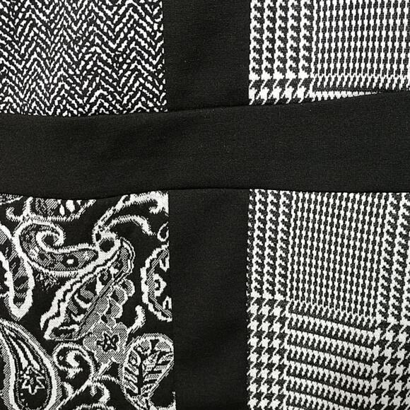 Jolie Sleeveless Black & White Sheath Dress size 8 - Picture 3 of 7